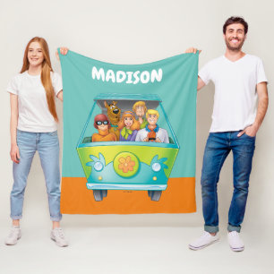 Couverture Polaire Scooby-Doo & The Gang Mystery Machine Airbrush