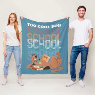 Couverture Polaire Scooby Doo Trop Cool Pour L'École