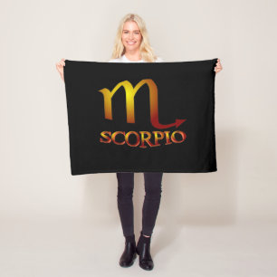 Couverture Polaire Scorpion Étoile Or