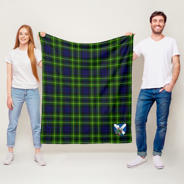 Couverture Polaire Scotts Campbell De Breadalbane Moderne Tartan Carr (En situation)