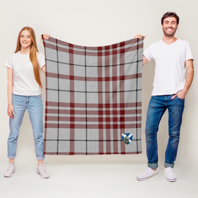 Couverture Polaire Scotts Clayton Tartan Plaid (En situation)