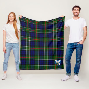 Couverture Polaire Scotts Colquhoun moderne Tartan Plaid