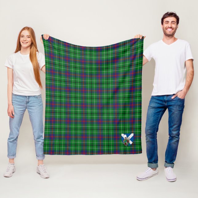 Couverture Polaire Scotts Duncan Tartan Plaid (En situation)