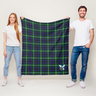 Couverture Polaire Scotts Forbes Lyon Court Tartan Plaid