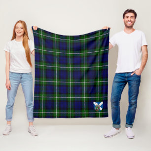 Couverture Polaire Scotts Forbes Tartan Plaid Moderne