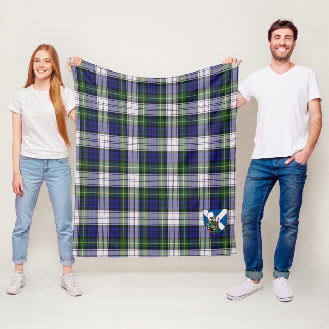 Couverture Polaire Scotts Gordon habiller Tartan moderne Plaid (En situation)