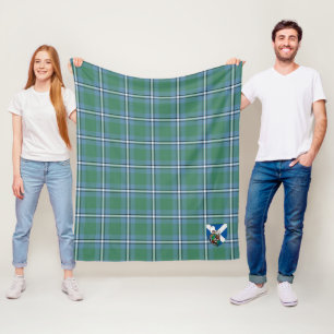 Couverture Polaire Scotts Irvine Tartan Plaid