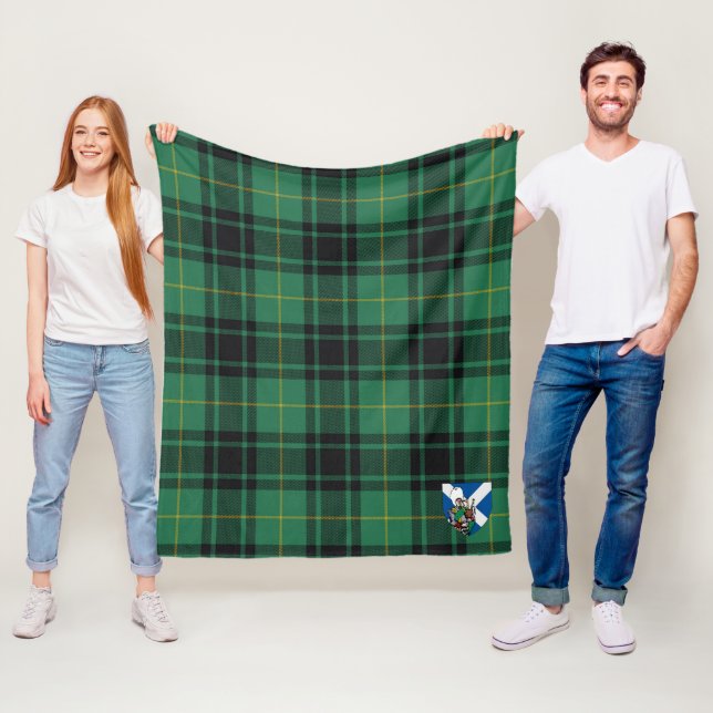 Couverture Polaire Scotts MacArthur Tartan Plaid (En situation)