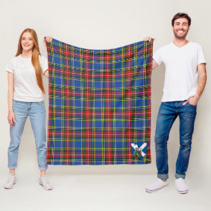 Couverture Polaire Scotts MacBeth Tartan Plaid Moderne