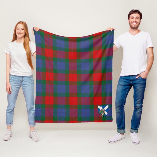 Couverture Polaire Scotts Mar Tartan Plaid (En situation)