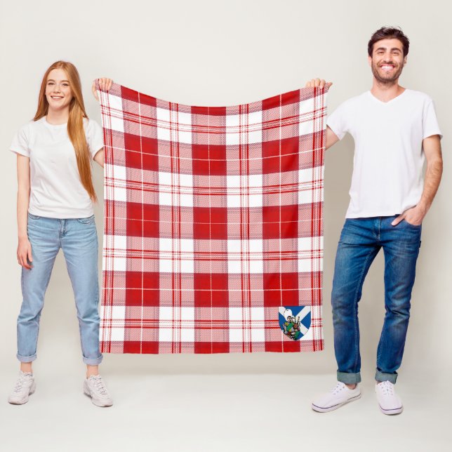 Couverture Polaire Scotts Maxwell Plaid Tartan Carreaux (En situation)