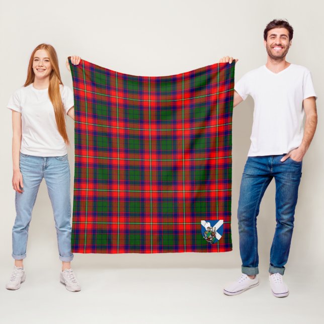 Couverture Polaire Scotts Riddell Tartan Plaid (En situation)