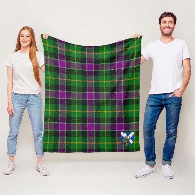 Couverture Polaire Scotts Selkirk Tartan Plaid (En situation)