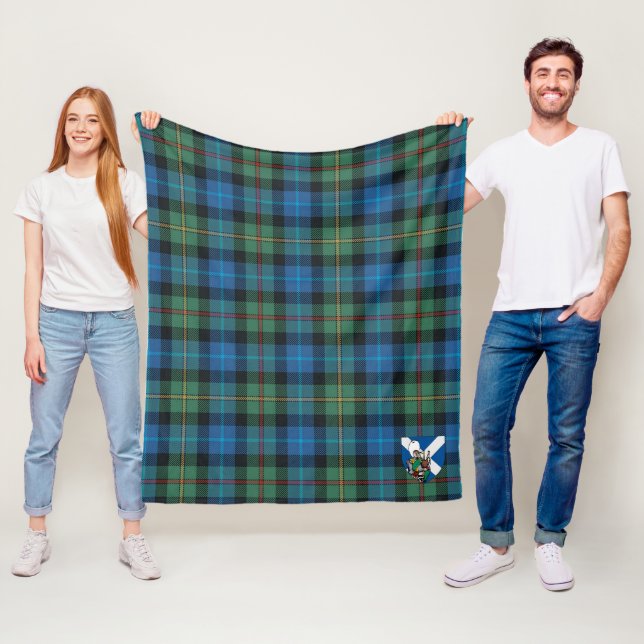 Couverture Polaire Scotts Smith Tartan Plaid (En situation)