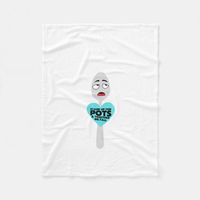 Couverture Polaire Se Tenir Pour Pots Blanche En Toison (Devant)