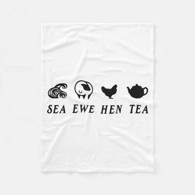 Couverture Polaire Sea Ewe Hen Tea  (Devant)