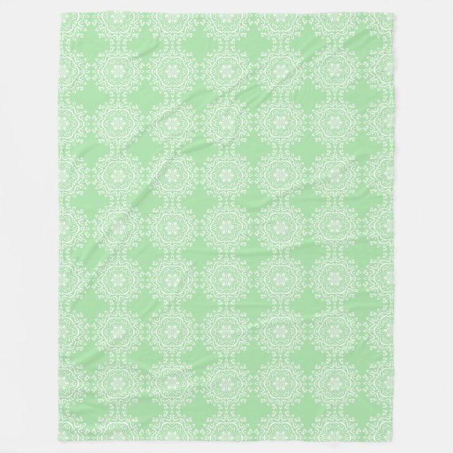 Couverture Polaire Seafoam Mandala (Devant)