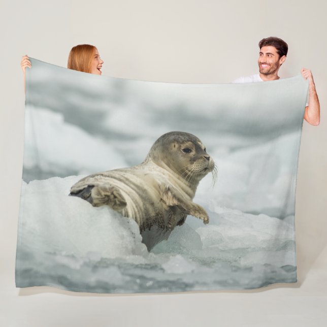 Couverture Polaire Seal bébé doux (En situation)