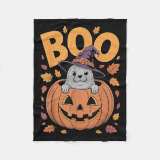 Couverture Polaire Seal Costume On Pumpkin Halloween Seal 