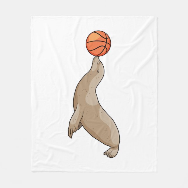 Couverture Polaire Seal with Basketball (Devant)