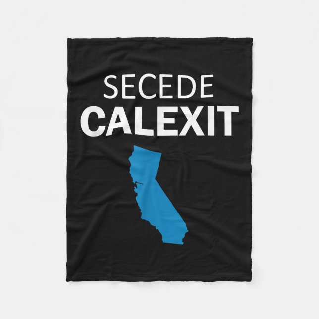 Couverture Polaire Secede Calexit T Shirt (T-shirt politique) (Devant)