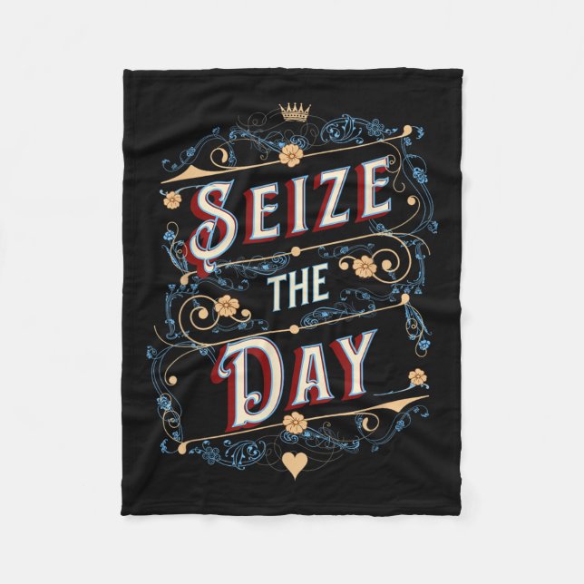 Couverture Polaire Seize The Day  (Devant)