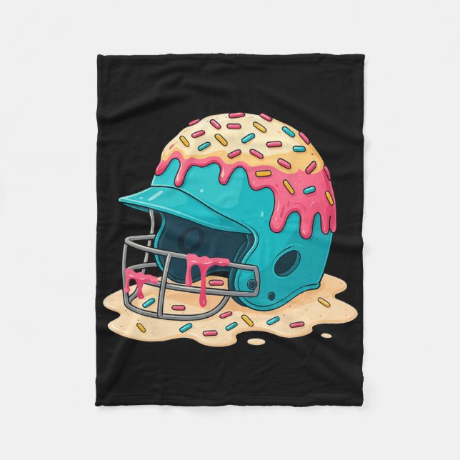 Couverture Polaire Sell Catcher Helmet With Face Mask Ice-cream Dripp (Devant)