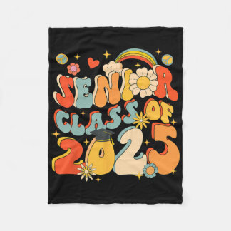 Couverture Polaire Senior 25 Cl Of 2025 Graduation School Retro Groov