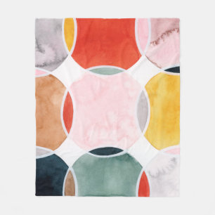 Couverture Polaire Sensal - Motif circulaire