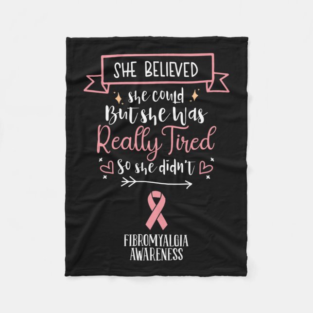 Couverture Polaire Sensibilisation À La Fibromyalgie Elle Croyait Qu' (Devant)
