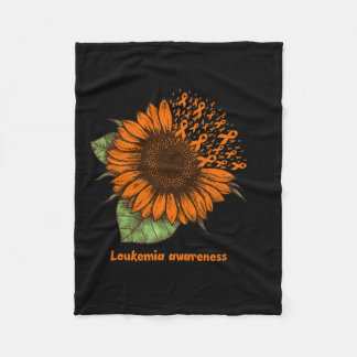 Couverture Polaire Sensibilisation à la leucémie Sunflower Gift Guerr