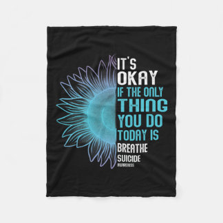 Couverture Polaire Sensibilisation À La Prévention Du Suicide Violet 