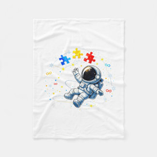 Couverture Polaire Sensibilisation à l'autisme des astronautes garçon