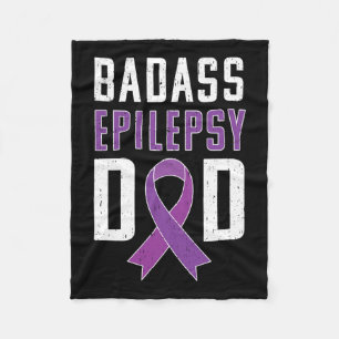 Couverture Polaire Sensibilisation à l'épilepsie Épilepsie Papa Ribbo