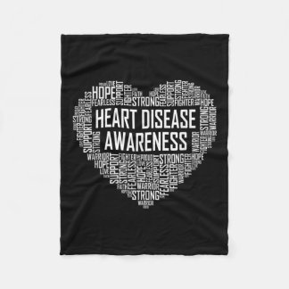 Couverture Polaire Sensibilisation aux maladies cardiaques Cadeau car