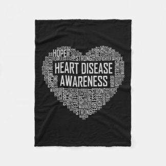 Couverture Polaire Sensibilisation aux maladies cardiaques Cadeau car