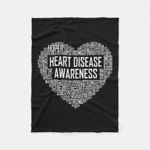 Couverture Polaire Sensibilisation aux maladies cardiaques Cadeau car