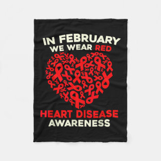 Couverture Polaire Sensibilisation aux maladies cardiaques Go Red In 