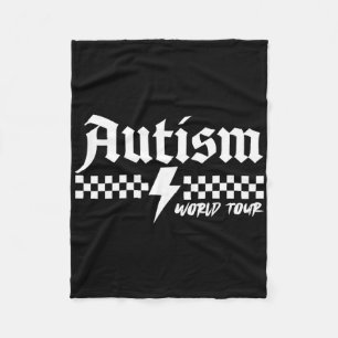 Couverture Polaire Sensibilisation sur l'autisme World Autism Tour Be