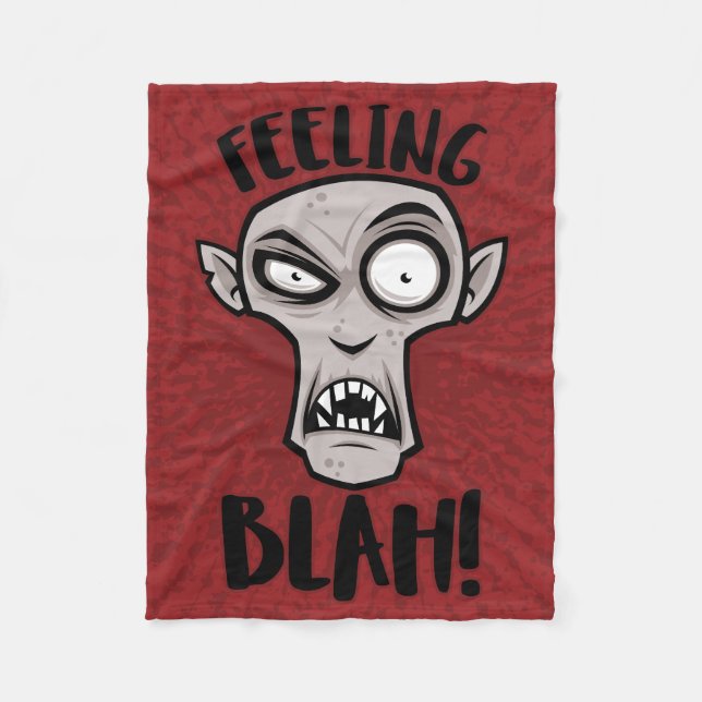 Couverture Polaire Sentiment Blah Nosferatu Vampire (Devant)