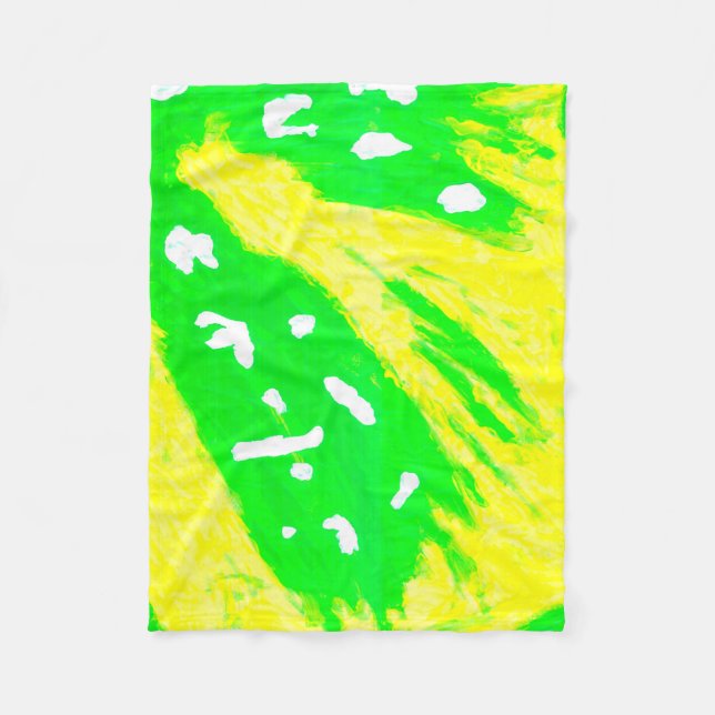 Couverture Polaire Sentiment Heureux (Devant)