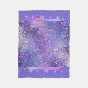 Couverture Polaire Séquences Roses Et Violettes