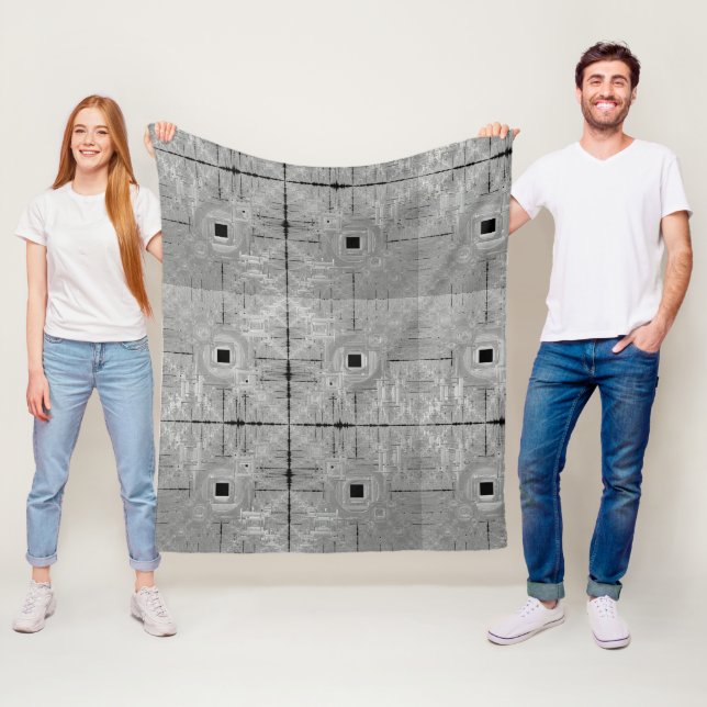 Couverture polaire Serenade Argent (En situation)