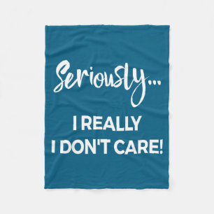 Couverture Polaire Sérieusement je m'en fiche Tee Shirt Homme Tee Anx