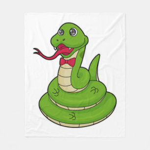 Couverture Polaire Serpent avec cravate de cabot