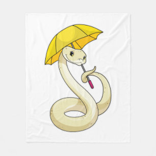 Couverture Polaire Serpent avec parapluie