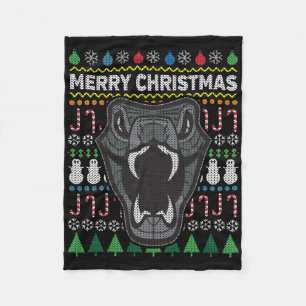Couverture Polaire Serpent Vilain Noël Sweat Wildlife Series