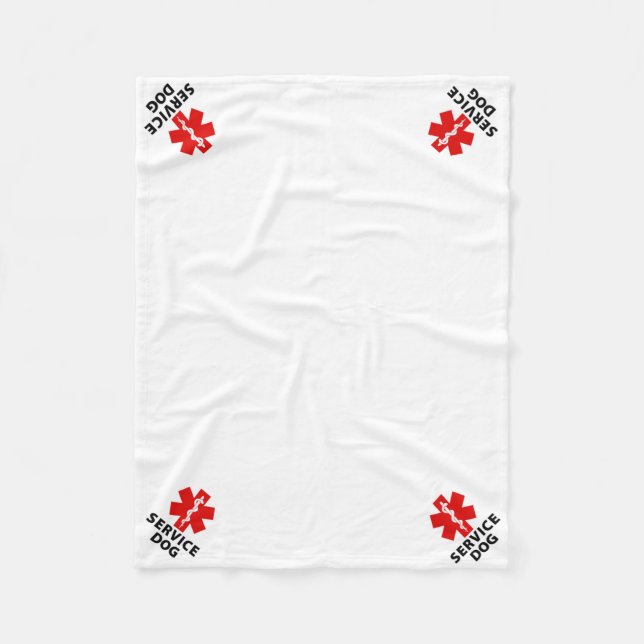 Couverture Polaire Service Dog Place Mat  (Devant)