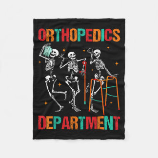 Couverture Polaire Service d'orthopédie drôle de squelette d'ortho sq