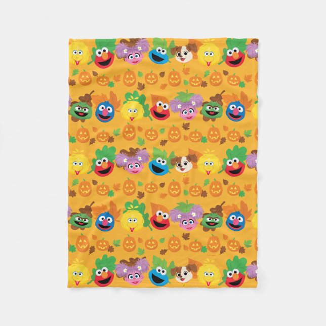 Couverture Polaire Sesame Street Autumn quitte Motif (Devant)